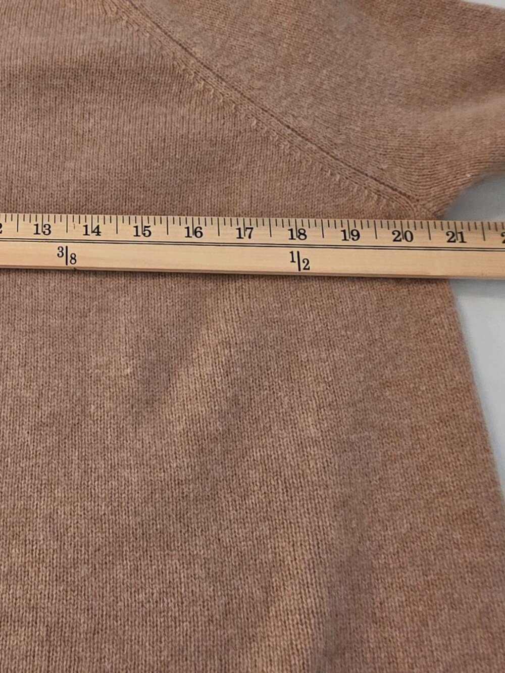 Ann Taylor Camel Colored Turtleneck Long Sleeve Women's Sweater, Size Medium - Picture 7 of 7